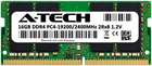 Оперативная память A-Tech 16GB DDR4-2400 (PC4-19200) SODIMM 2Rx8 (AT16G1D4S2400ND8N12V)