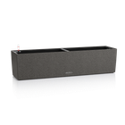 Умный горшок Lechuza Balconera Stone 80 прямоугольный 12 л 19 x 79 x 19 см Графитовый черный