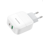 Мережевий зарядний пристрій BOROFONE BA46A Premium PD + QC3.0 18W White (6931474727343)