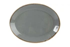Блюдо Porland овальное Seasons Dark Gray 240 мм