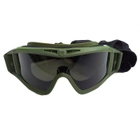 Тактичні окуляри захисна маска з 3 лінзами / Балістичні окуляри зі змінними лінзами - зображення 6