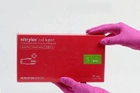 Перчатки Нитриловые Неопудренные MERCATOR MEDICAL Розовые S (100 шт) - изображение 1