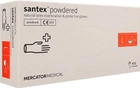 Рукавички латексні SANTEX POWDERED MERCATOR MEDICAL 100шт L - зображення 1