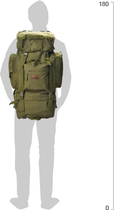 Рюкзак тактический Norfin TACTIC 65 л Хаки (NF-40223) - изображение 3
