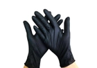 Перчатки Нитриловые Неопудренные UNEX Черные XS (100 шт) - изображение 2