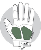 Тактические перчатки механикс Mechanix M-Pact Coyote Glove MPT-72 Medium, Койот (Coyote) - изображение 4