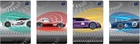 Набор тетрадей ученических Interdruk Premium Speed Cars 8 шт (по 2 каждого дизайна) А5+ в линию 12 листов (298669-8) - изображение 1