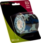Бинт еластичний REA TAPE Cohesive Bandage 5 см х 4.5 м Камуфляж блакитний (REA-Band-camobl) - зображення 1