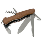 Комплект Нож Victorinox Forester Wood 0.8361.63 + Кожаный чехол + Фонарь - изображение 8