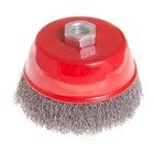 Щетка торцевая Mastertool из рифленой проволоки D100 М14 19-7210