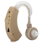 Слуховий апарат Xingma XM-909E завушної Підсилювач слуху Повний комплект Бежевий (471154) - зображення 3