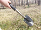 Туристический набор 5 в 1 саперная лопата топор нож пила - изображение 4