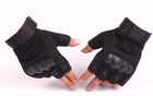 Перчатки без пальцев штурмовые тактические мужские (AC-7311-Bl) - изображение 3