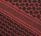 Арафатка-шемаг з 100% бавовни колір червоний/чорний (40902033) - зображення 3