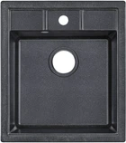 Кухонная мойка гранитная LIDZ 460х515/200 BLA-03 (LIDZBLA03460515200) Черная