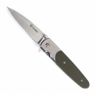 Комплект Ganzo Нож G743-2-GR + Чехол для ножа на липучке (тип Ganzo) 2-4 слоя G405233 - изображение 2