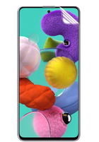 Гидрогелевая защитная пленка на Samsung Galaxy A51 Crystal Mirror на весь экран прозрачная