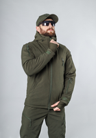 Куртка тактична FCTdesign на сітці Софтшелл 44-46 хакі - зображення 3