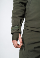 Куртка тактическая FCTdesign на сетке Софтшел 48-50 хаки - изображение 5