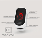 Пульсоксиметр Medica-Plus Cardio control 4.0 оксиметр пульсометр на палец для измерения сатурации - зображення 2