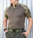 Рубашка тактическая UBACS FCTdesign Кор рукав кулпасс 50 Пиксель зсу - изображение 6
