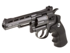 Пневматический револьвер Gletcher SW B4 Smith & Wesson Смит и Вессон газобаллонный CO2 120 м/с - изображение 3