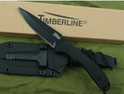 Нож туристический Timberline 440A Черный - изображение 2