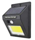 Светодиодный уличный светильник Solar COB LED навесной настенный от солнечной батареи с датчиком движения