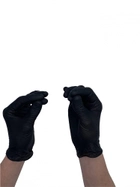 Рукавички медичні Vietglove нітрилові непудровані М 50 пар чорні - зображення 4