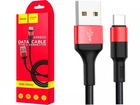 Зарядный кабель Type C Hoco Charging X26 Red Black 1м