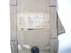 Гранатный 40мм подсумок армии США USGI Molle II 40mm High Explosive Pouch, Single DCU (3CD) - изображение 5