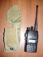Подсумок для рации малый молле Molle Mini Radio Pouch PH-C429, Cordura Хакі (Khaki) - изображение 4