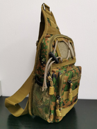 Тактична армійська чоловіча сумка через плече, піксель - зображення 3