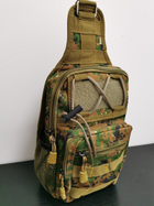 Тактична армійська чоловіча сумка через плече, піксель - зображення 5