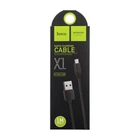 Кабель HOCO X1 Micro USB 1 метр черный