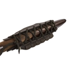 Кожаный Патронташ на приклад Bronzedog 6 патронов калибр 12/16/20 Коричневый (5090/2) - изображение 3