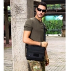 Сумка тактическая повседневная EDC tablet-bag classic Protector Plus black - изображение 3