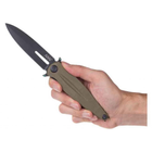 Нож Acta Non Verba Z400 Sleipner Liner Lock DCL/Olive (ANVZ400-008) - изображение 4