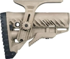 Приклад FAB Defense GLR-16 CP с регулируемой щекой для AR15/M16. Цвет - песочный - изображение 6