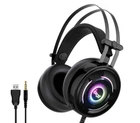 Геймерские наушники iPega Gaming LED с RGB-подсветкой для ПК/PS4/Xbox