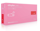 Перчатки нитриловые (L) Mercator Medical Nitrylex Pink розовые (17203000) 100 шт 50 пар (10уп/ящ)