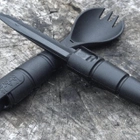 Набор вилка-ложка-нож Ka-Bar Tactical Spork Черный 2000000034829 - зображення 3