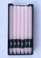 Свечи хозяйственные нежно-розовые - набор 12 штук - изображение 1