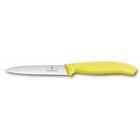 Кухонный нож Victorinox SwissClassic для нарезки 100 мм серрейтор Желтый (6.7736.L8)