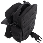 Тактична сумка Silver Knight міська наплічна з системою MOLLE Black (170-black) - зображення 4