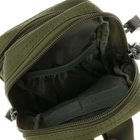 Тактическая сумка подсумок Tactic Mini warrior с системой M.O.L.L.E Olive (103-olive) - изображение 6