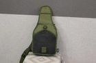 Однолямковий міський тактичний рюкзак Tactical барсетка сумка слінг із системою molle на 7 л Олива (095-olive) - зображення 6