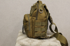 Тактичний рюкзак Silver Knight однолямочный з системою M. O. L. L. E Coyote (098-coyote) - зображення 14