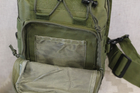 Однолямочный городской тактический рюкзак Tactical барсетка сумка слинг с системой molle на 7 л Олива (095-olive) - изображение 11