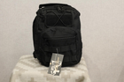 Тактический рюкзак Silver Knight однолямочный с системой M.O.L.L.E Black (098-black) - изображение 4